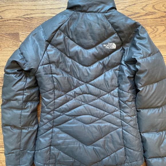 The North Face Jacket Womens Xs Aconcagua Puffer 550 Down Fill Dark Grey - Picture 12 of 13